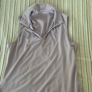 Lavender Sleeveless Polo Shirt golf